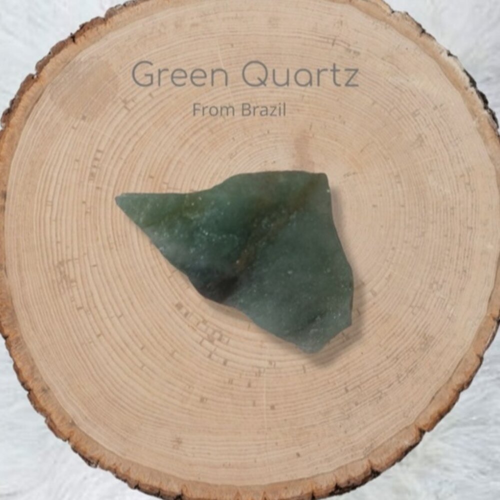 Healing Stones- Green Quartz- From Brazil- New with pouch